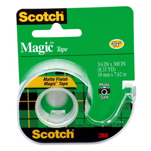 Tape 3M Scotch Magic 105 Dispenser 19 mm x 7.62M