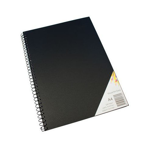 A4 Quill Visual Art Diary 110 gsm 120 Page (SWVA4)