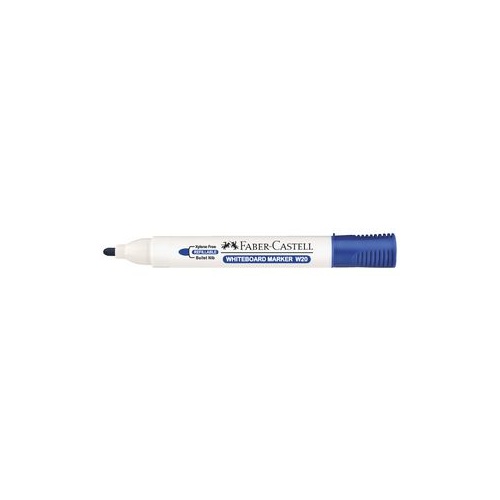 Faber-Castell Whiteboard Markers Fine Bullet Blue Pk 10 (1592 51)