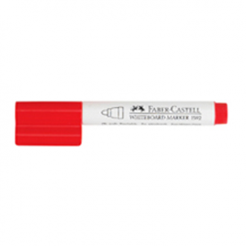 Faber-Castell Whiteboard Markers Fine Bullet Red Pk 10