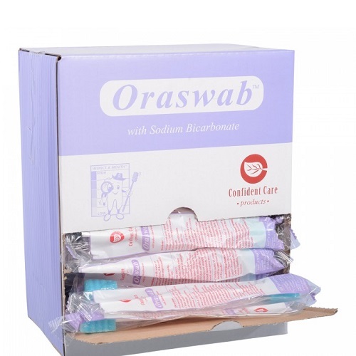 OralSwab Mouth Swab TREATED with Sodium Bicarbonate Box (100) X76075-C