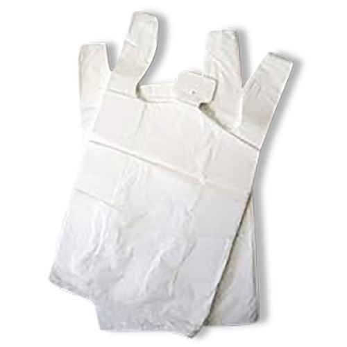 Singlet Bags Large White 35um Pk 100 