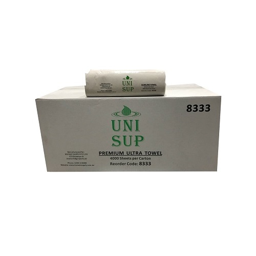 Ultra Premium Towel 23 x 24cm Ctn (Pk 200 x 20) (8333)