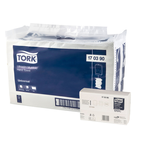 Tork Multifold Ultraslim Hand Towel SLAB (Pack 180 x 20) 17 03 90 (H4)
