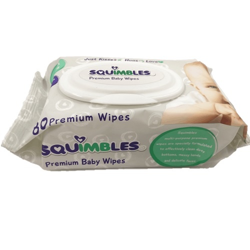 Squimbles Premium Baby Wipes Carton ( 80 x 12) 