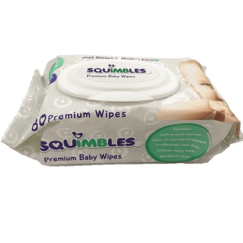 Squimbles Premium Baby Wipe Carton ( 80 x 12)