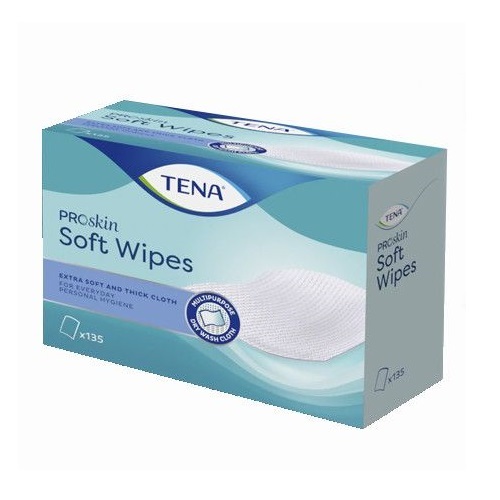 Tena Proskin Soft Wipes 135X8