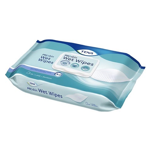 Tena Proskin Wet Wipes Pk50